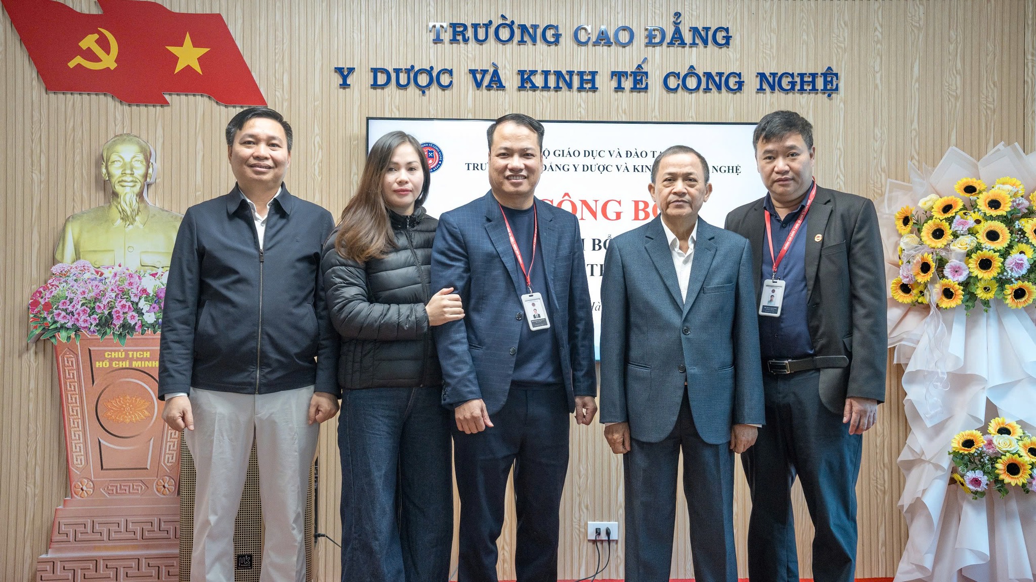 Lễ công bố quyết định bổ nhiệm Phó hiệu trưởng Trường Cao đẳng Y Dược và Kinh tế Công nghệ